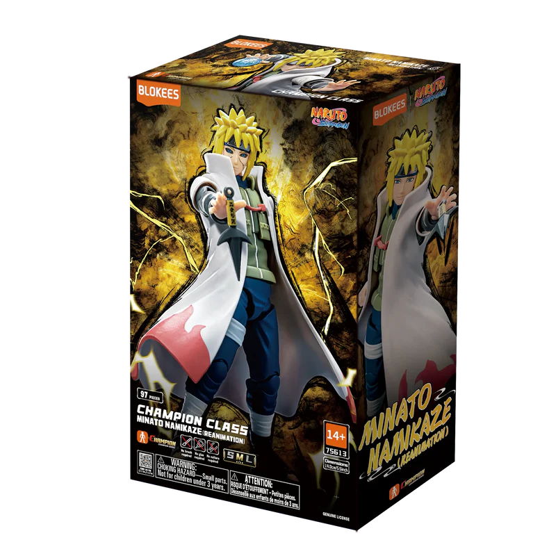 Minato Namikaze (Reanimation) - Champion Class 03 - Model Kit Articulado - BLOKEES