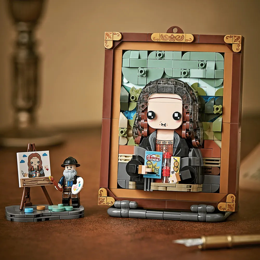 Cuadro Mona Lisa - Armables con Bloques - Micro Block - LOZ