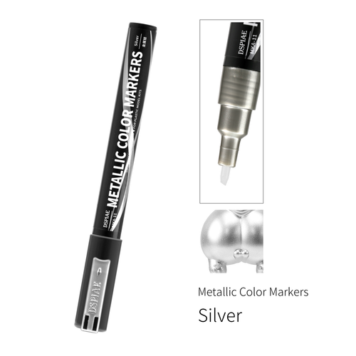 Marcadores Metallic Color - Punta Intercambiable - Dspiae