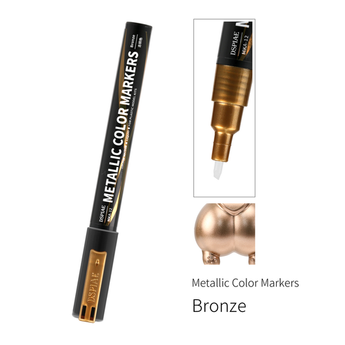 Marcadores Metallic Color - Punta Intercambiable - Dspiae