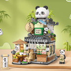 Panda Tea Store - Armables con Bloques - Micro Block - LOZ