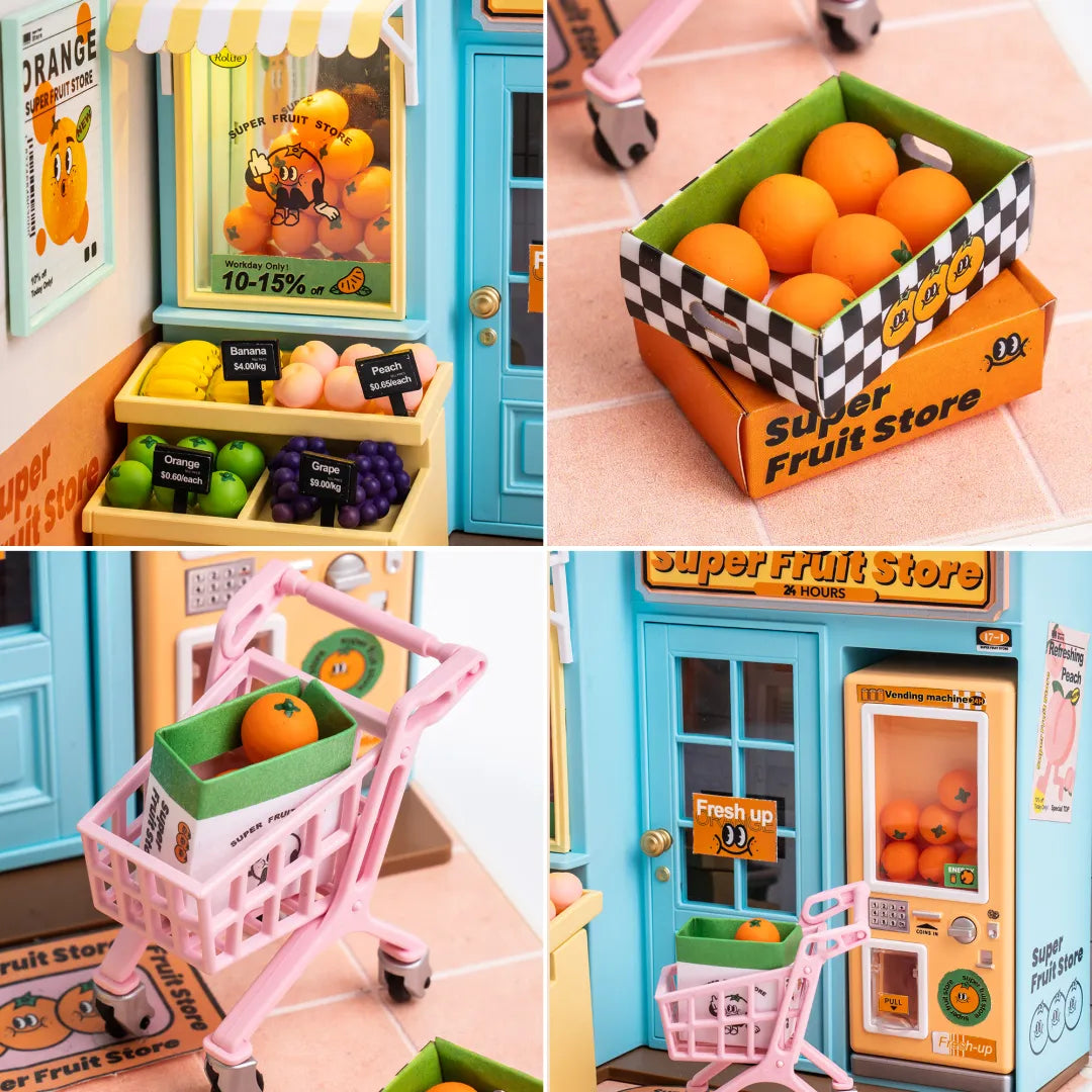 Super Fruit Store - Maqueta a Escala - Rolife