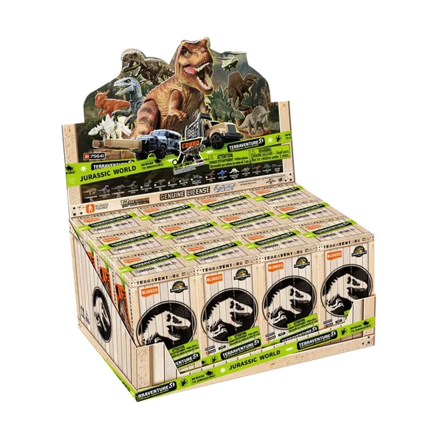 Figura Sorpresa - TERRAVENTURE - Jurassic Word - Model Kit - BLOKEES