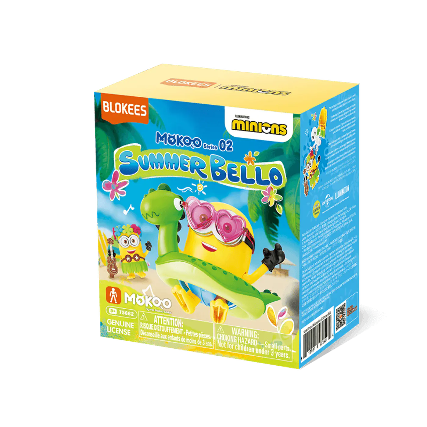 Figura Sorpresa - MINIONS Mokoo Series 02 - Summer Bello - Model Kit - BLOKEES