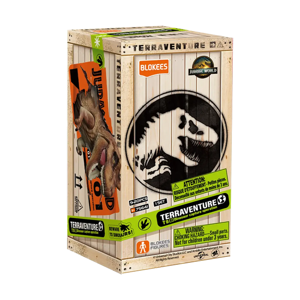 Figura Sorpresa - TERRAVENTURE TS-01 - Jurassic Word - Model Kit - BLOKEES