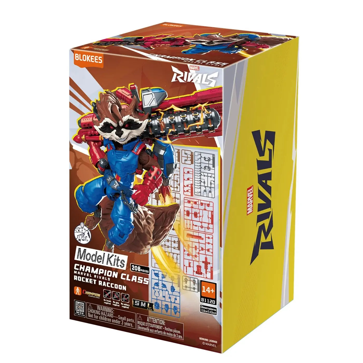 Rocket Raccoon - Marvel Rivals - Champion Class 08 - Model Kit - BLOKEES