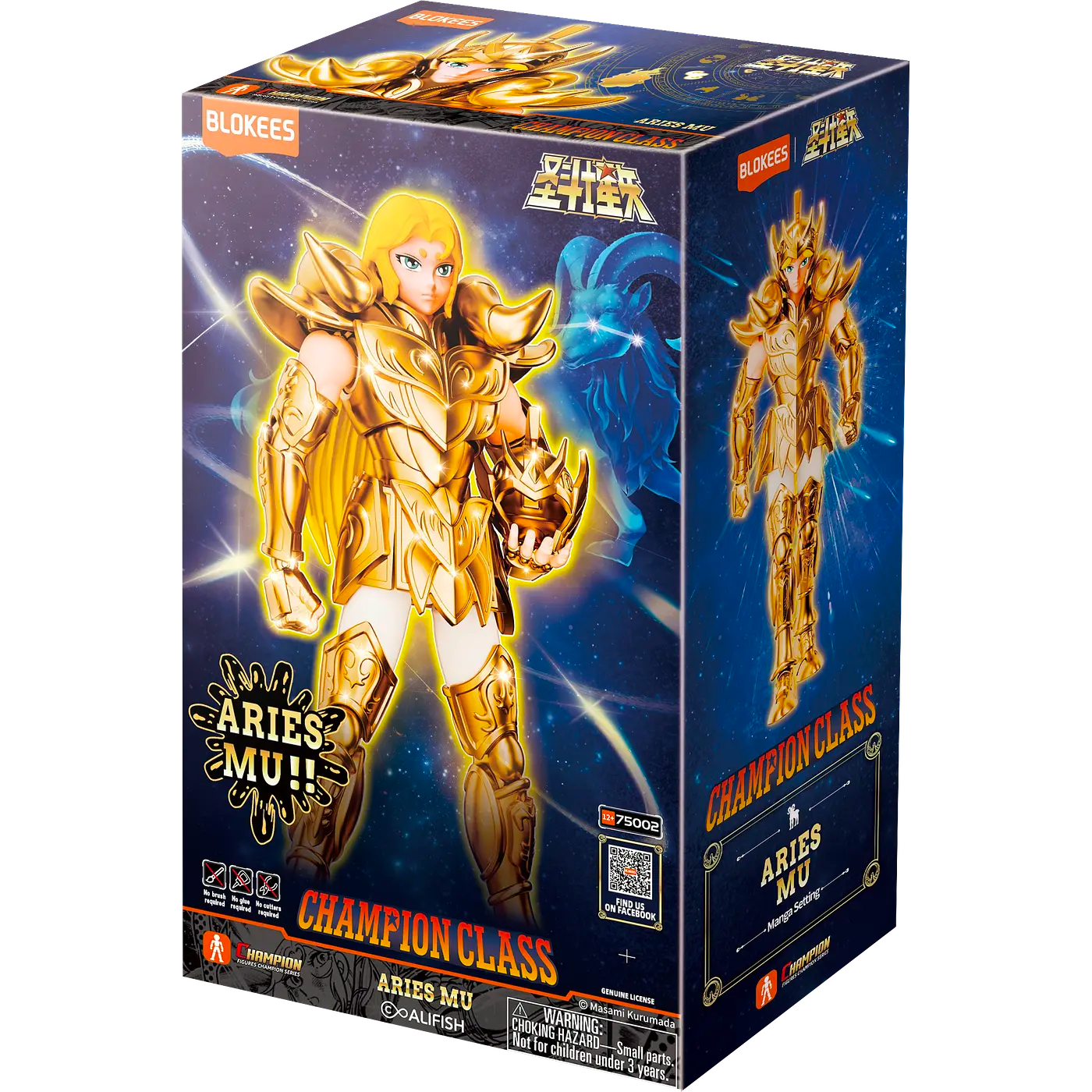 Mu de Aries - Saint Seiya Champion Class - Model Kit - BLOKEES