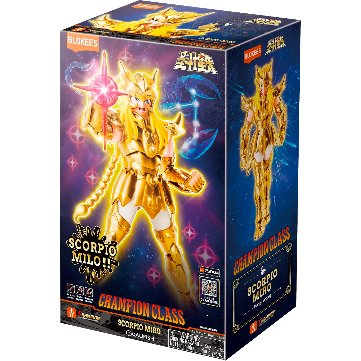 Milo de Escorpio - Saint Seiya Champion Class - Model Kit - BLOKEES