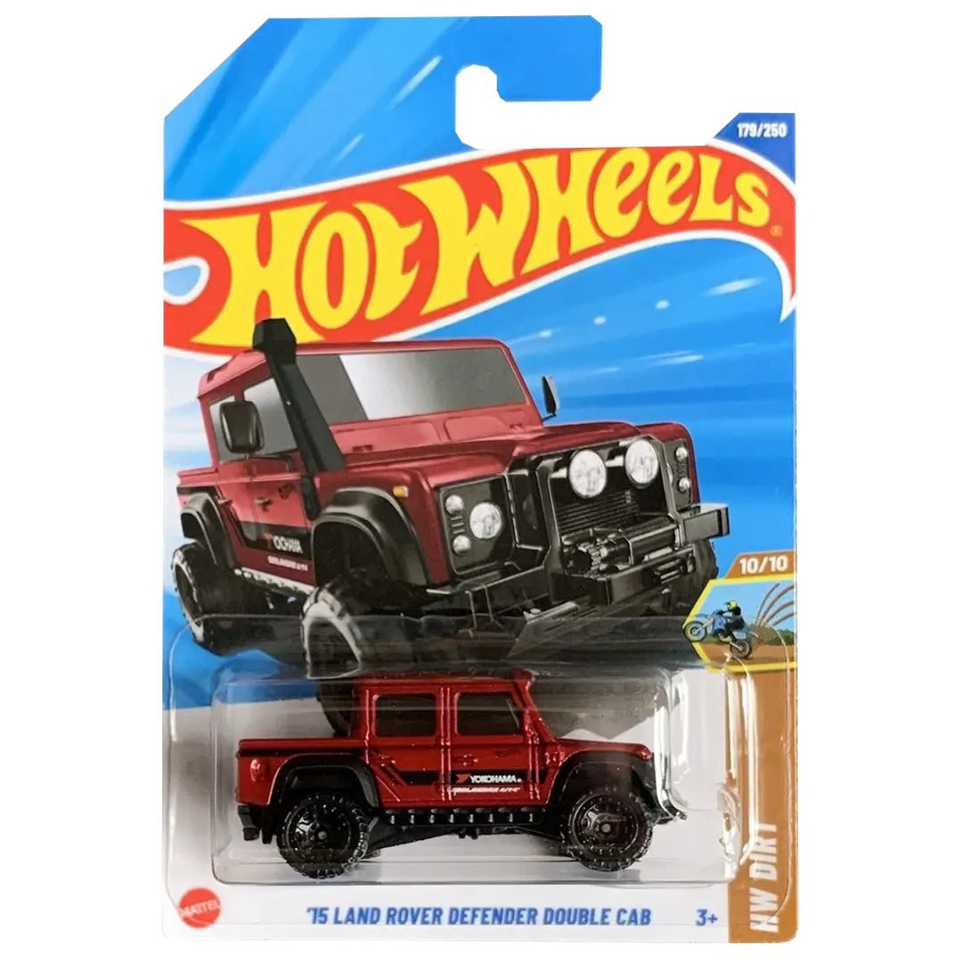 15 Land Rover Defender Double Cab - Dirt 10/10 - Hot Wheels