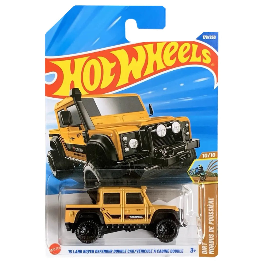 15 Land Rover Defender Double Cab - Dirt 10/10 - Hot Wheels