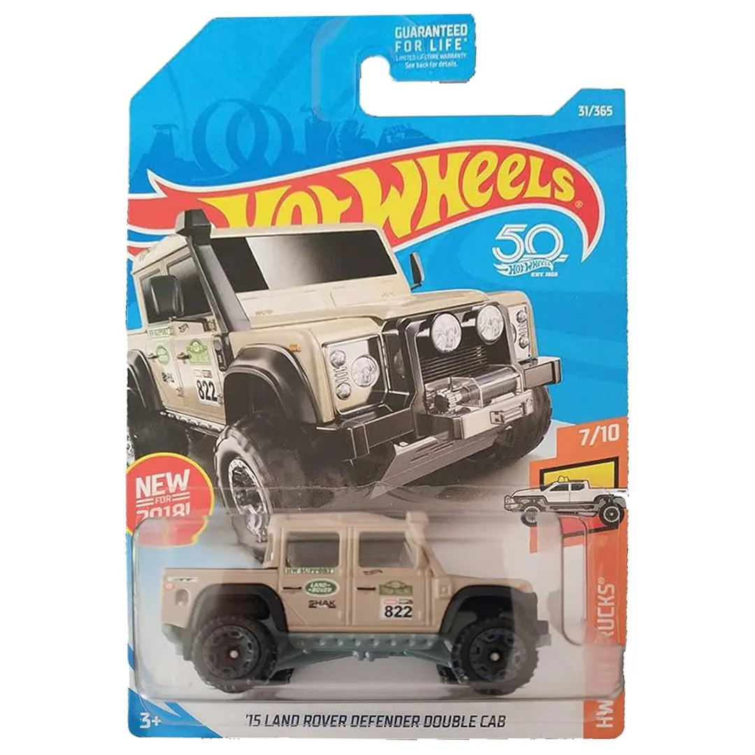 15 Land Rover Defender Double Cab - Hot Trucks 7/10 - Hot Wheels ...
