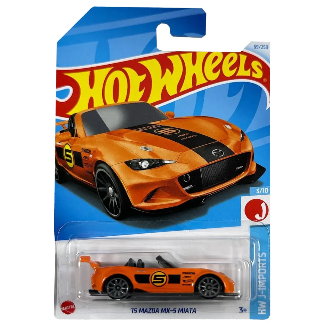 15 Mazda Mx-5 Miata - J Imports 3/10 - Hot Wheels