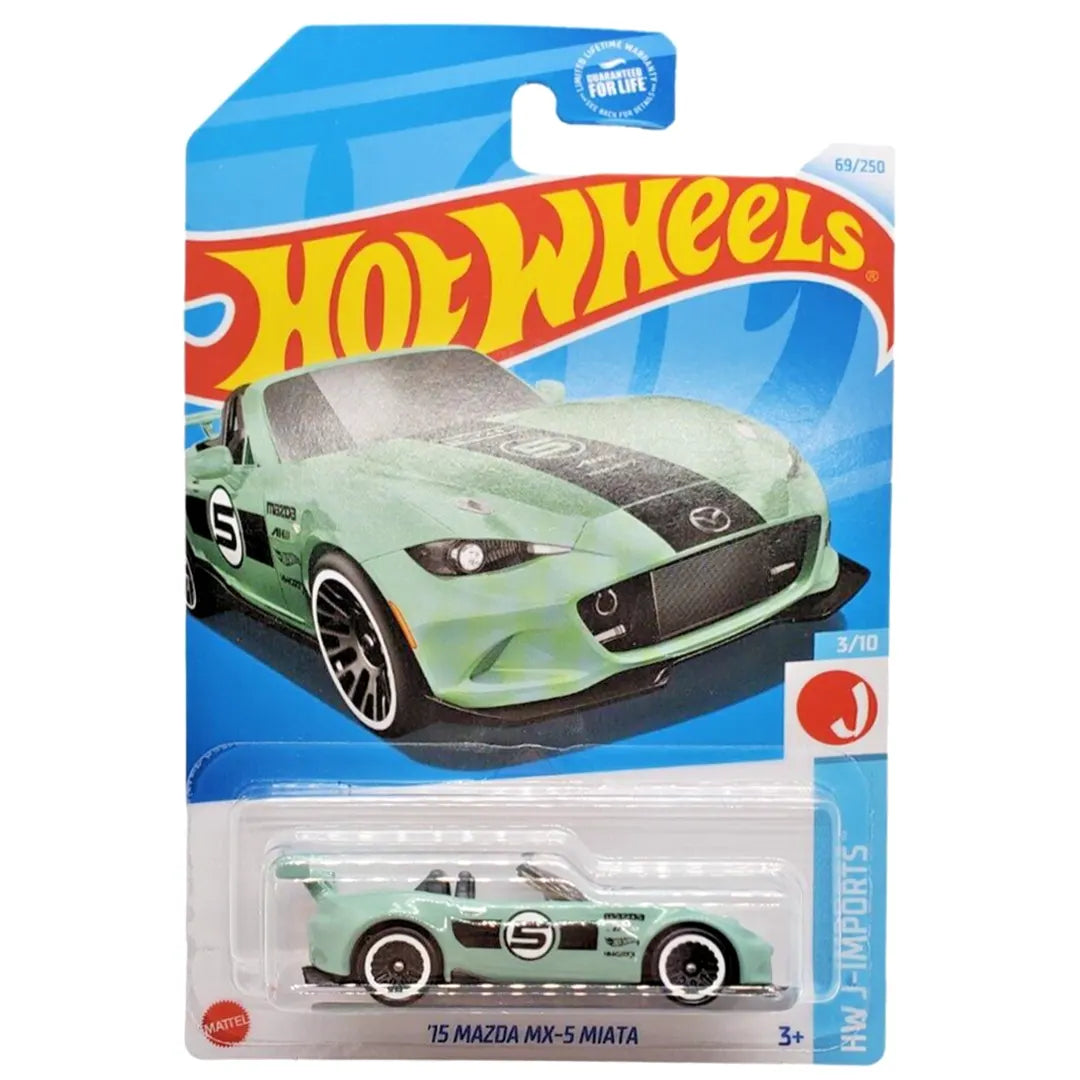 15 Mazda MX-5 Miata - J-Imports 3/10 - Hot Wheels