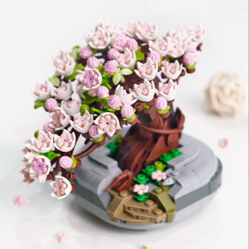 Sakura Potted Plant - Armables con Bloques - Micro Block - LOZ