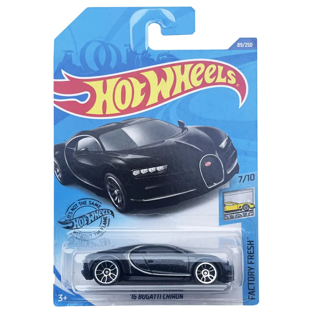 16 Bugatti Chiron - Factory Fresh 7/10 - Hot Wheels