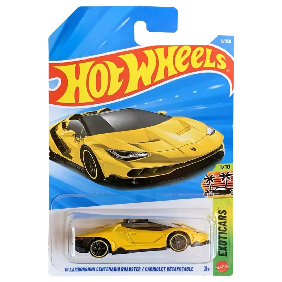 16 Lamborghini Centenario Roadster - Exotics 1/10 - Hot Wheels