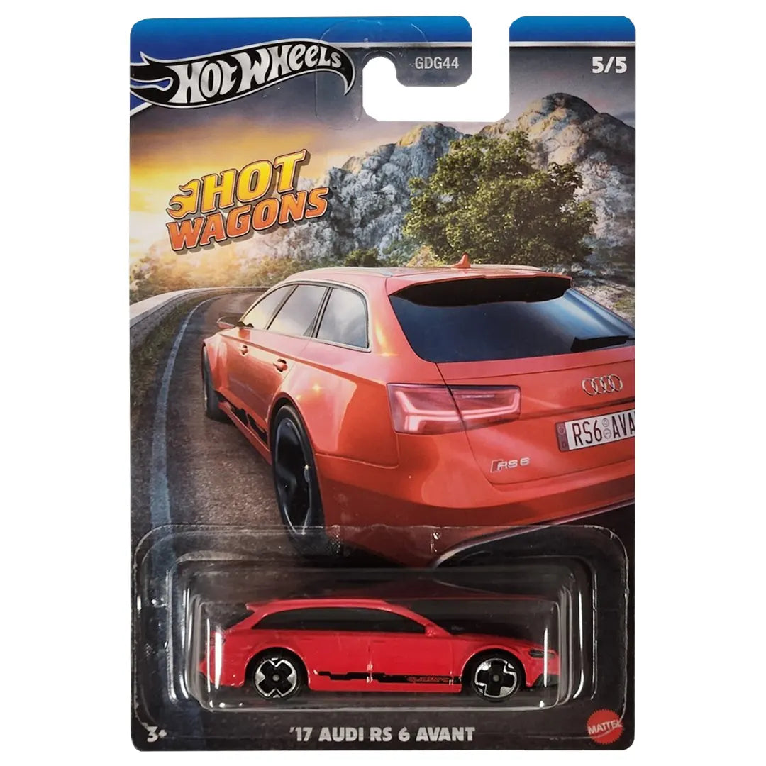 17 Audi Rs 6 Avant  - Hot Wagons 5/5 - Hot Wheels