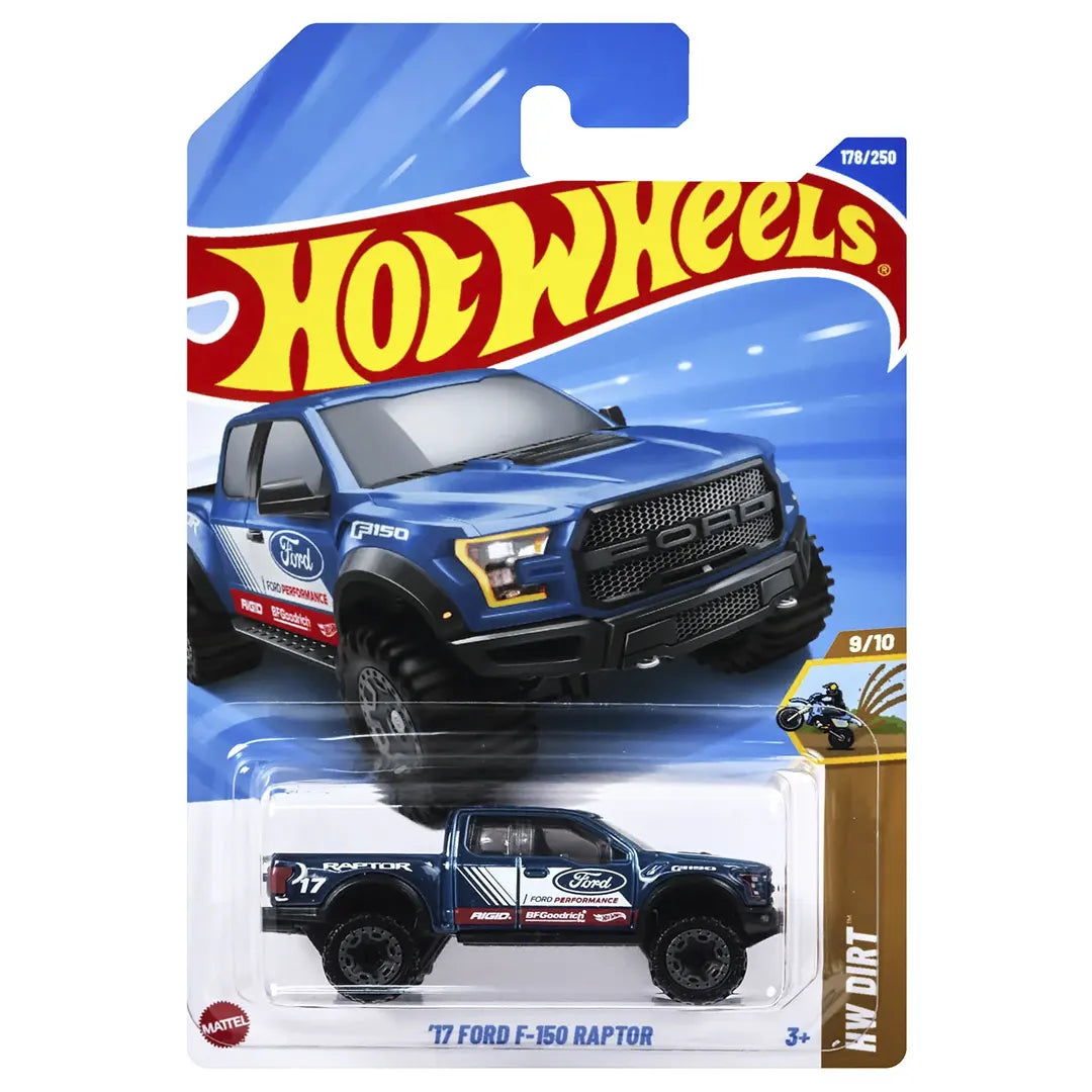 17 Ford F-150 Raptor - Dirt 9/10 - Hot Wheels – BlasterChile