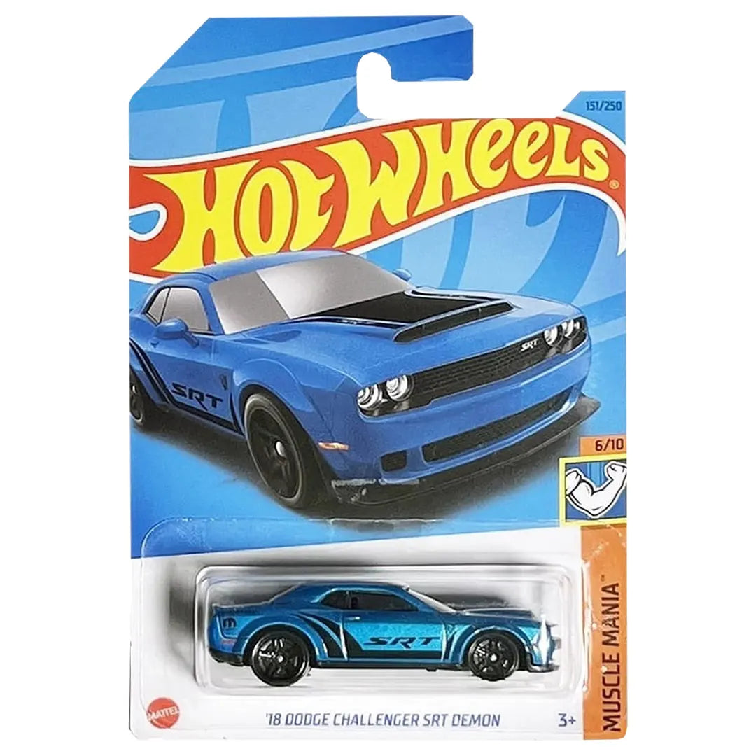 18 Dodge Challenger SRT Demon - Muscle Mania 6/10 - Hot Wheels