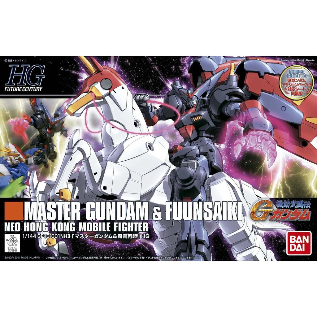 HGFC 1/144 MASTER GUNDAM & FUUNSAIKI - Model Kit Articulado - Bandai