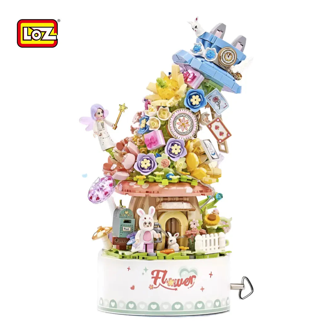 Flower Musical Box  - Armables con Bloques - Micro Block - LOZ