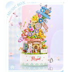Flower Musical Box  - Armables con Bloques - Micro Block - LOZ