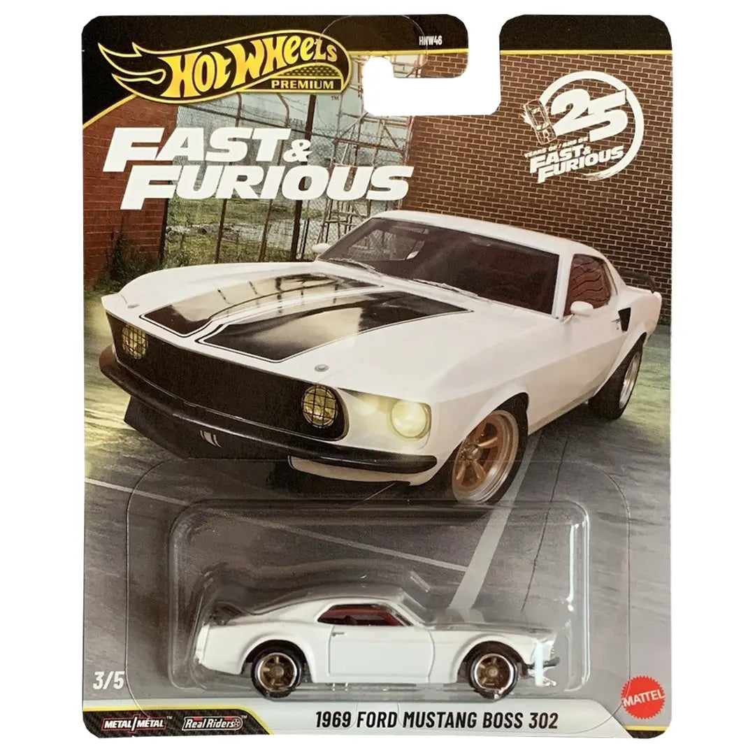 1969 Ford Mustang Boss 302 - 25 Fast y Furious 3/5 - Hot Wheels