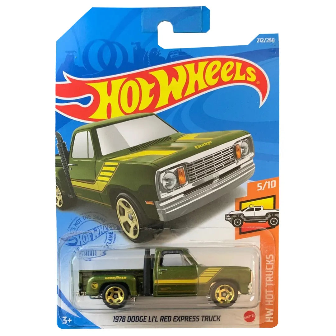 1978 Dodge LIL Red Express Truck - Hot Trucks 5/10 - Hot Wheels