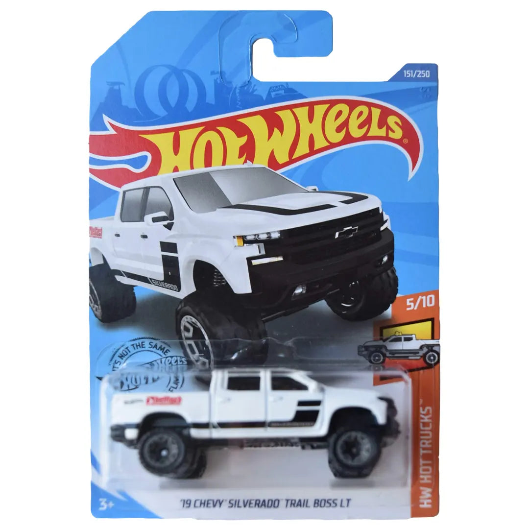 19 Chevy Silverado Trail Boss Lt - Hot Trucks 5/10 - Hot Wheels