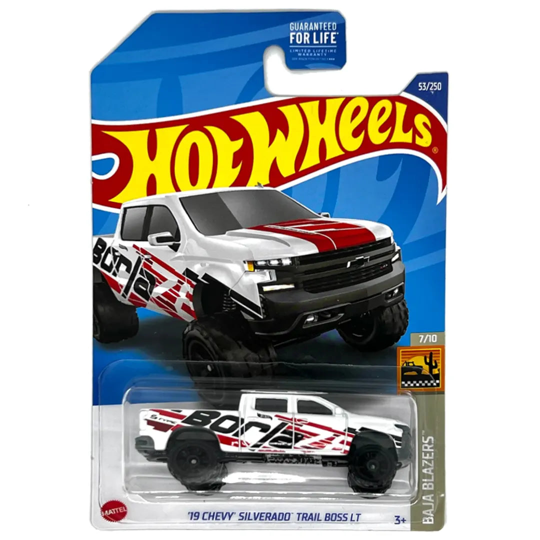 19 Chevy Silverado Trail Boss LT - Baja Blazers 7/10 - Hot Wheels