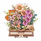 Wooden Blooming Book - Maqueta de Madera Robotime