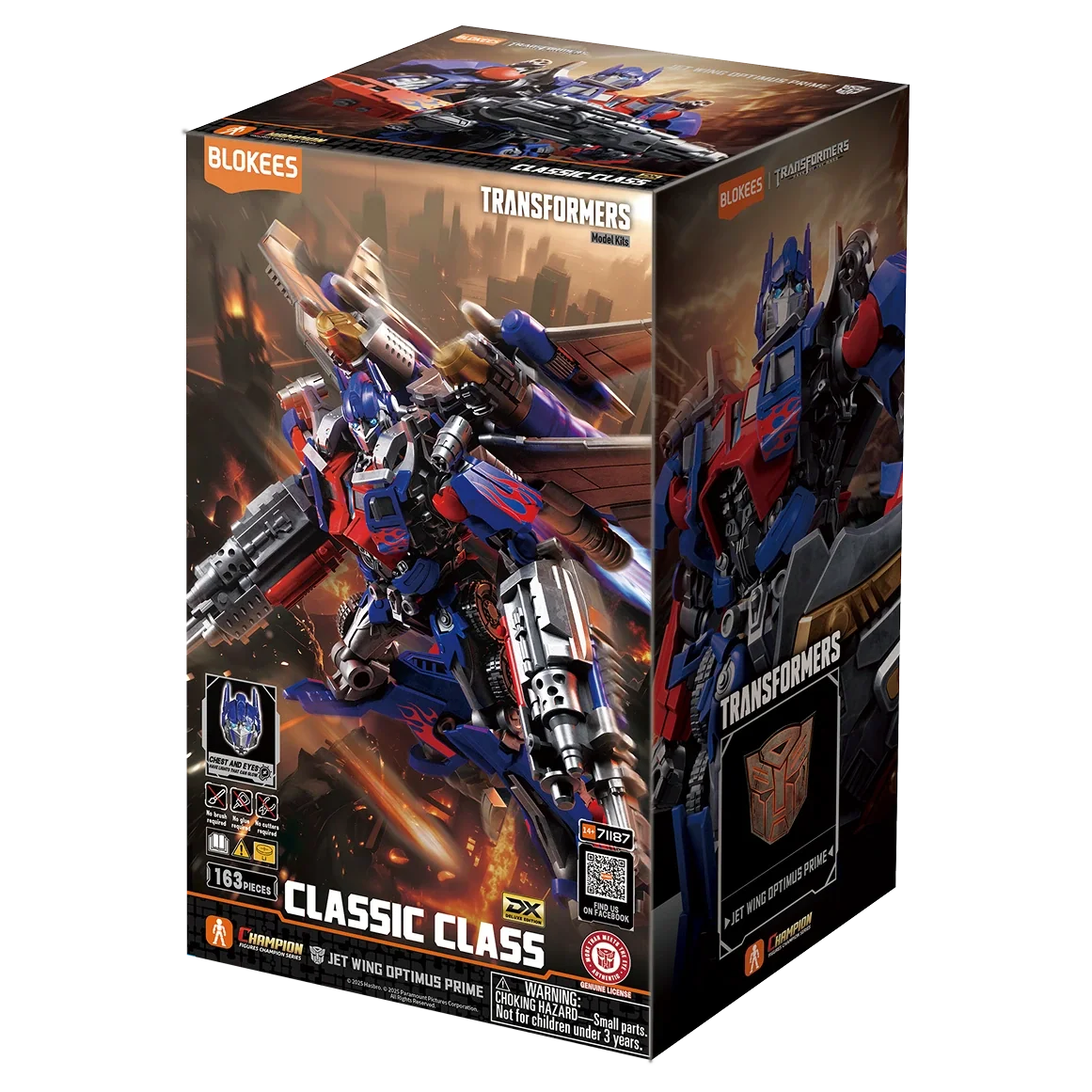 Jet Wing Optimus Prime - DX Classic Class 21 - Model Kit Articulado - BLOKEES