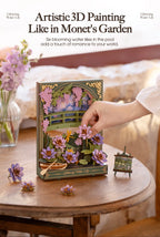 Glittering Water Lily - Rompecabezas 3D - Maqueta de Madera ROWOOD