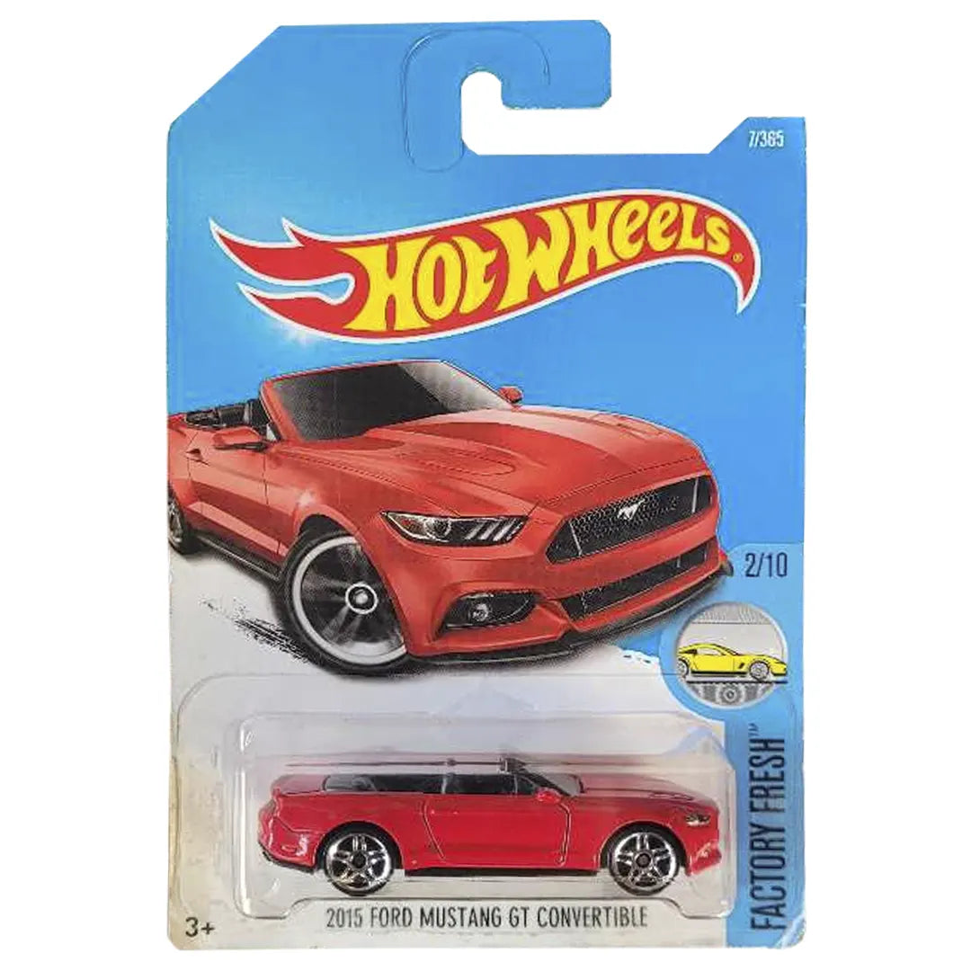 2015 Ford Mustang Gt Convertible - Factory fresh 2/10 - Hot Wheels