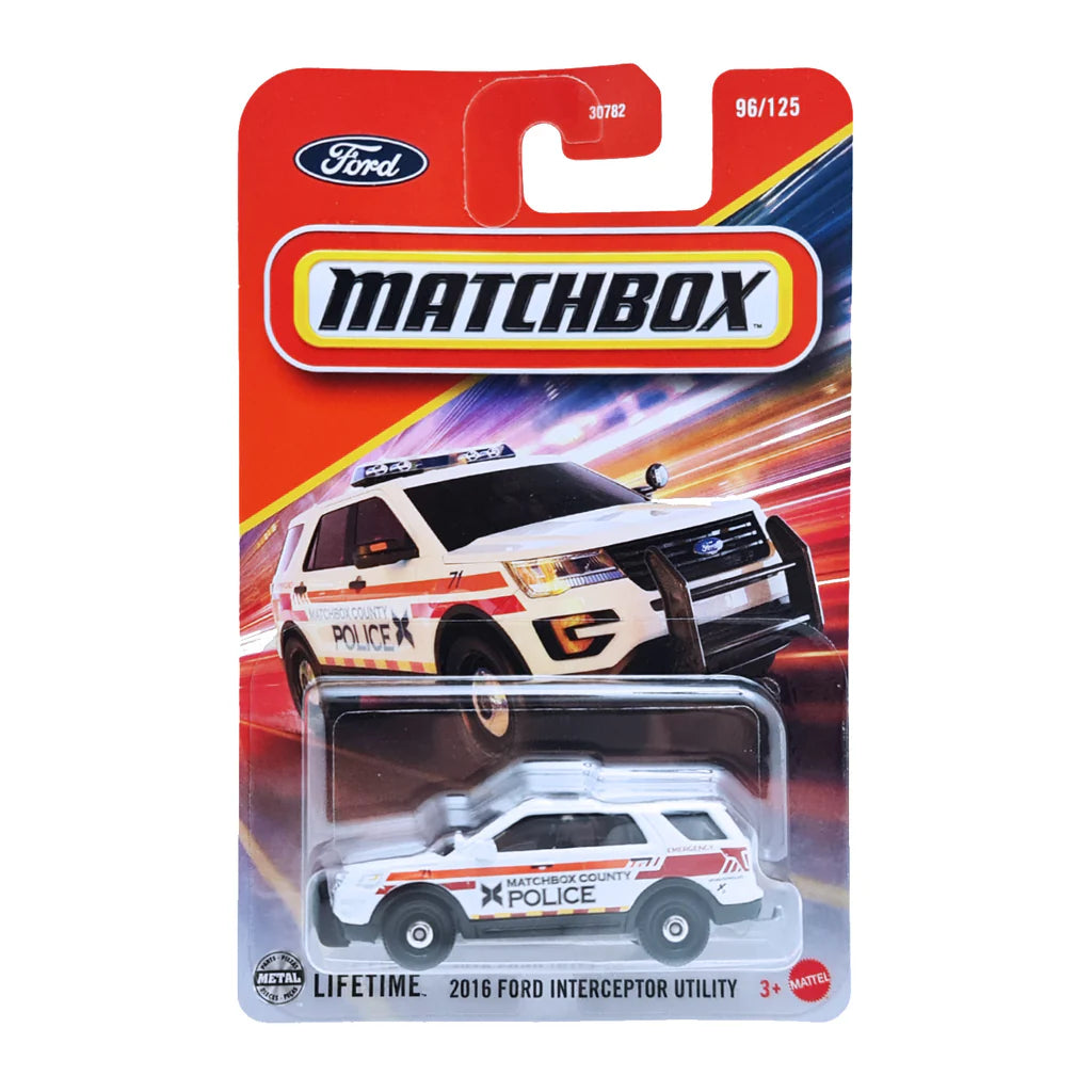 Matchbox 70th Anniversary - Ford Interceptor 2016 1/64 - Boîte Carton 2023 - Occasion Très Bon état