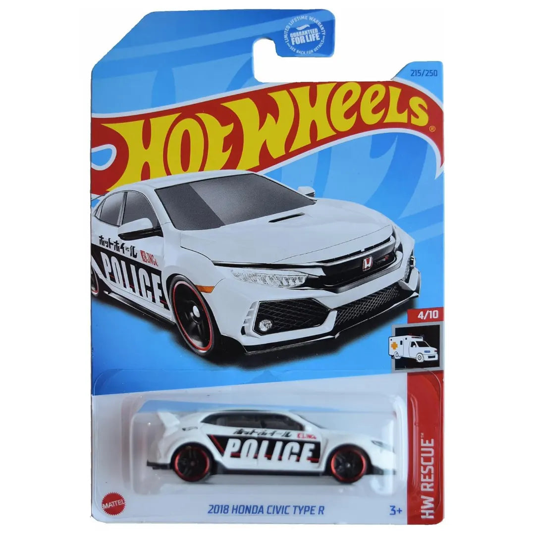 2018 Honda Civic Type R - Rescue 4/10 - Hot Wheels