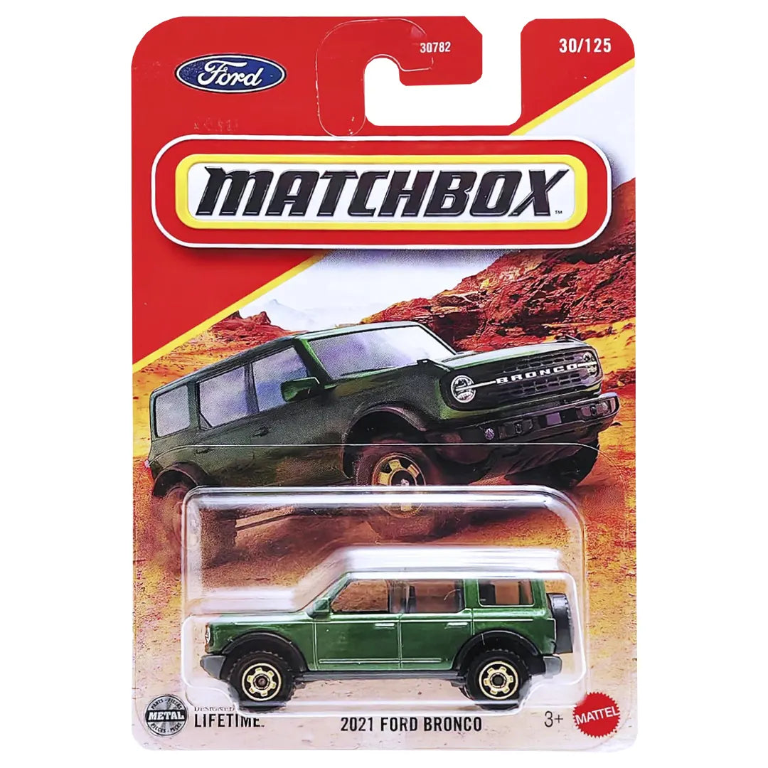 Matchbox Ford Bronco 2021 Super Chase | México Matchbox Ford Bronco 2021 Super Chase | México
