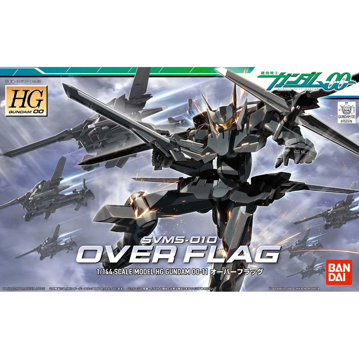 HG 1/144 OVER FLAG BANDAI HOBBY - Model Kit Articulado - Bandai