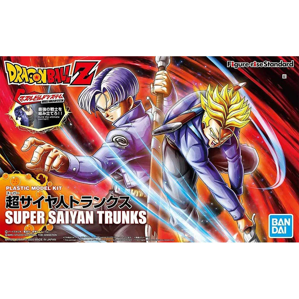 SUPER SAIYAN TRUNKS (RENEWAL VER.) - Figure-rise Standard  - Dragon Ball Z - Model Kit Articulado - Bandai