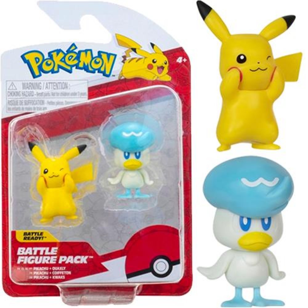 Pikachu y Coiffeton - Figura Pokemon  - Jazwares
