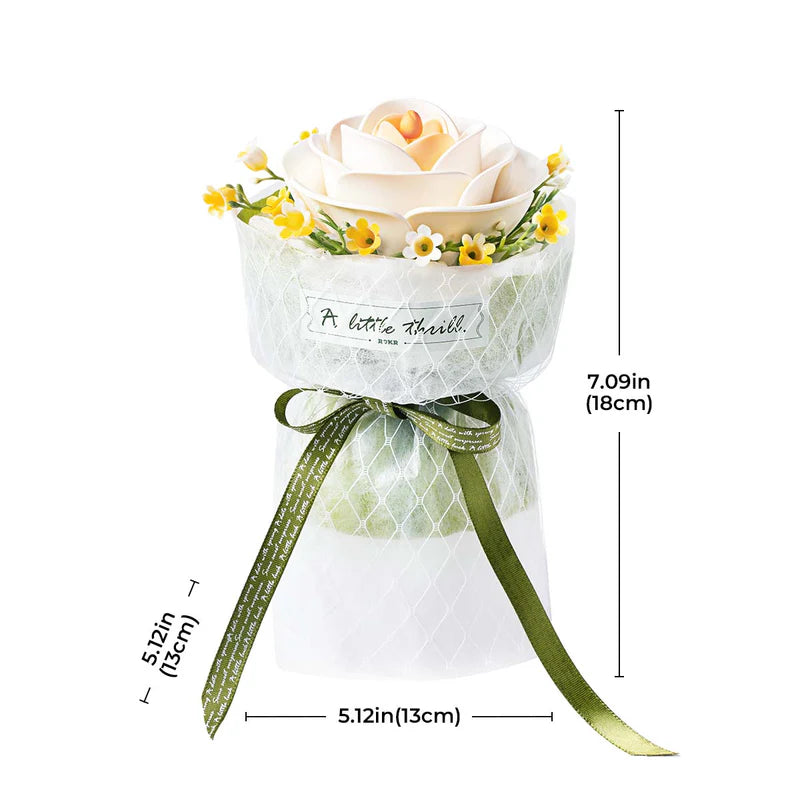 Ramo de Flores White Camellia - Maqueta Armable - ROKR