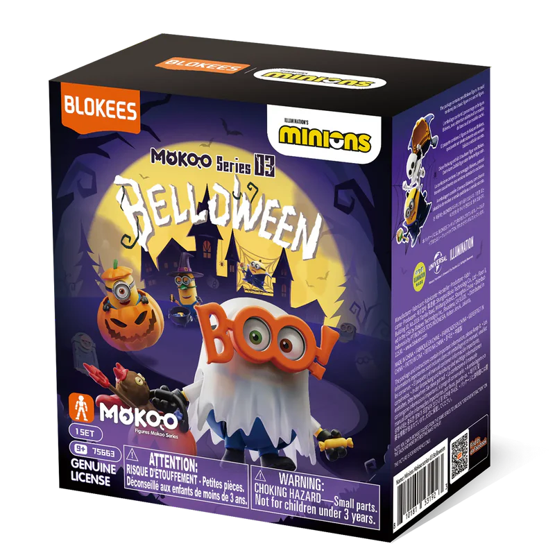 Figura Sorpresa - MINIONS Mokoo Series 03 Belloween - Model Kit - BLOKEES