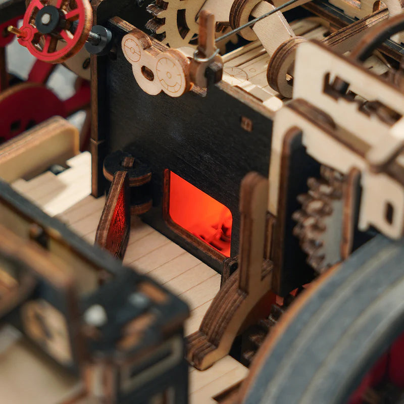 Maquina de Vapor - Maqueta de Madera ROKR