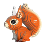Ardilla - Puzzle 3D de Cartón - Eugy Dodoland