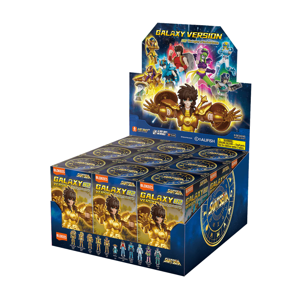 Figura Sorpresa - Saint Seiya Galaxy Version 02 - Legacy of the Gold Saints - Model Kit - BLOKEES