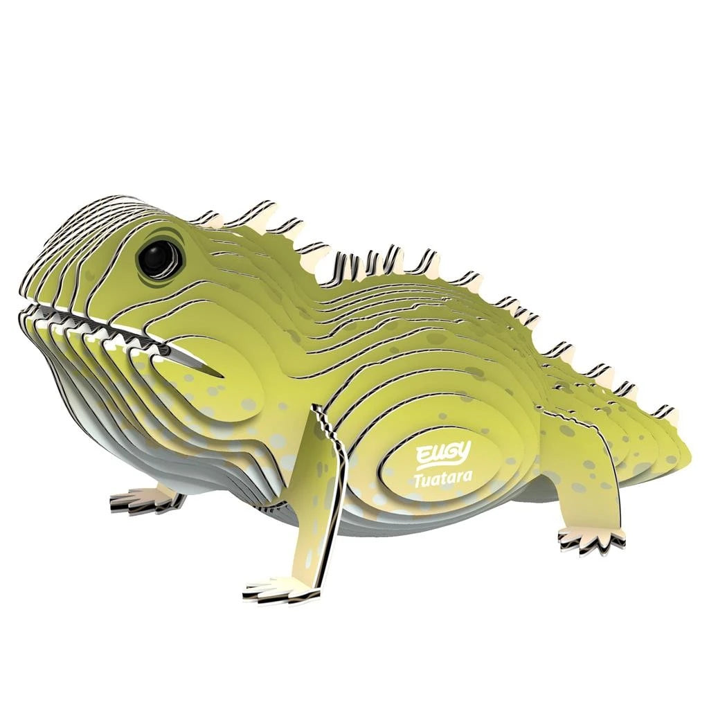 Iguana - Puzzle 3D de Cartón - Eugy Dodoland