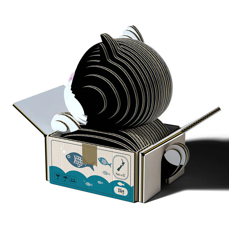 Cat Tuxedo - Puzzle 3D de Cartón - Eugy Dodoland