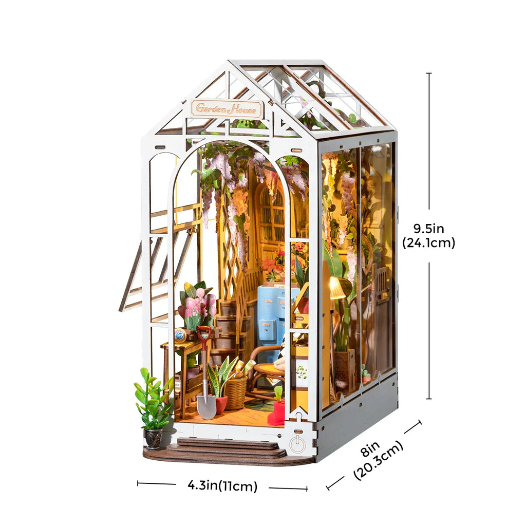 Garden House - Sujeta Libros - Maqueta Rolife