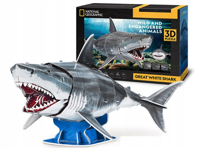 Gran Tiburón Blanco - NatGeo - Rompecabezas 3D