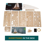 Velero - Trimaran Merihobus - Puzzle 3D de Madera - Ugears